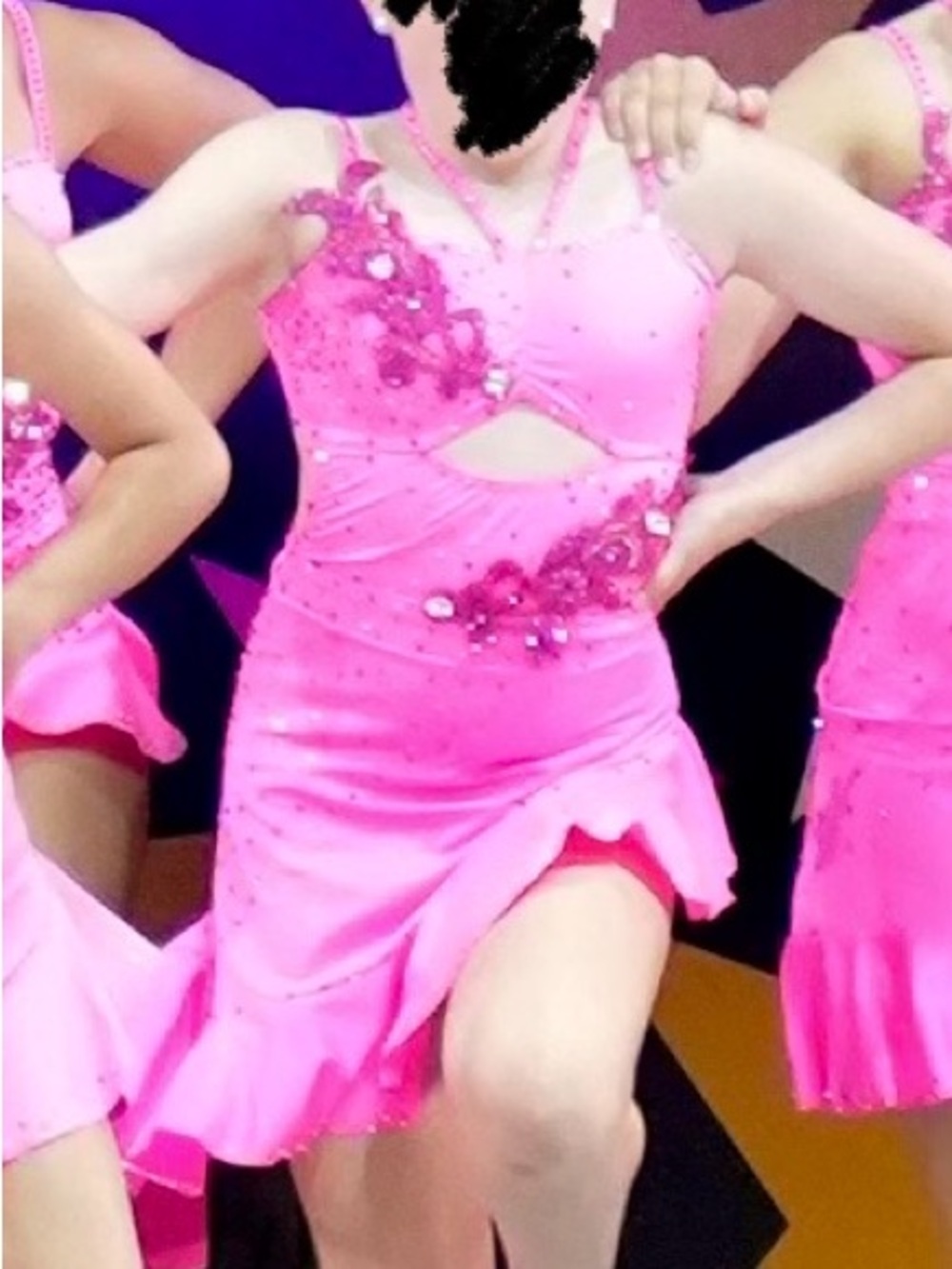 Dazzling Kelle CXL Hot Pink Dance Costume